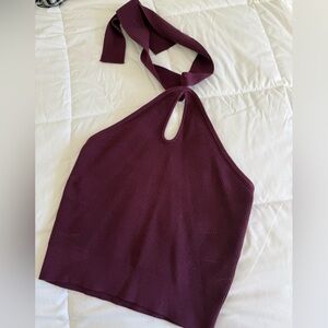 Banana Republic Rich Plum Knit Top
